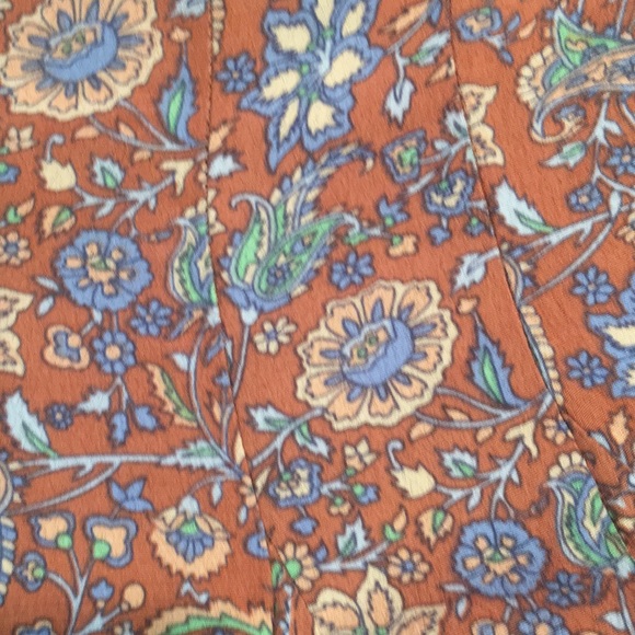 Paisley Skater Mini Skirt - Picture 4 of 5